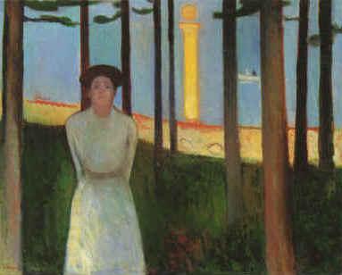 Edvard Munch Summer Night's Dream oil painting picture
